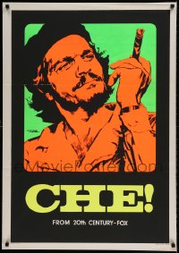 8p036 CHE Italian 1sh 1969 rare different art of Omar Sharif as Guevara by Nistri!