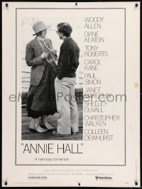 8r005 ANNIE HALL 30x40 1977 full-length Woody Allen & Diane Keaton, a nervous romance!