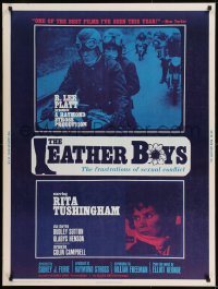 8r042 LEATHER BOYS 30x40 1966 Rita Tushingham in English motorcycle sexual conflict classic!