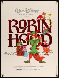 8r084 ROBIN HOOD 30x40 R1982 Walt Disney's cartoon version, the way it REALLY happened!