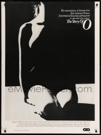 8r094 STORY OF O 30x40 1976 Histoire d'O, Udo Kier, x-rated, sexy silhouette image!