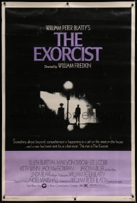 8r133 EXORCIST 40x60 1974 William Friedkin, Max Von Sydow, William Peter Blatty horror classic!