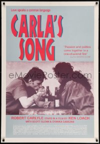 8r323 CARLA'S SONG 1sh 1997 directed by Ken Loach, Robert Carlyle, Oyanka Cabezas in title role!
