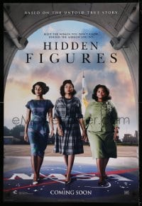 8r514 HIDDEN FIGURES style A int'l teaser DS 1sh 2017 Taraji P. Henson, Octavia Spencer, Monae!