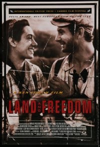 8r610 LAND & FREEDOM DS 1sh 1996 Spanish Civil War movie directed by Ken Loach!