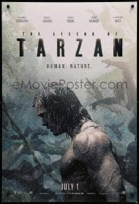 8r621 LEGEND OF TARZAN teaser DS 1sh 2016 David Yates, Alexander Skarsgard In the title role!