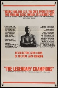 8r622 LEGENDARY CHAMPIONS style A 1sh 1968 heavyweight boxing champs from 1882 to 1929, Jack Johnson