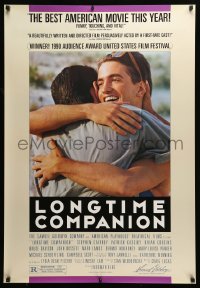 8r644 LONGTIME COMPANION 1sh 1990 coping with AIDS, Stephen Caffrey, Patrick Cassidy!
