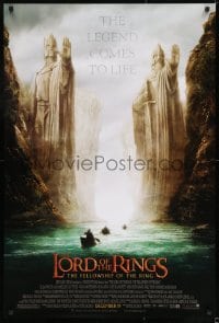 8r645 LORD OF THE RINGS: THE FELLOWSHIP OF THE RING advance DS 1sh 2001 J.R.R. Tolkien, Argonath!