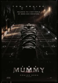 8r712 MUMMY teaser DS 1sh 2017 Universal Dark Universe, Tom Cruise, new world of gods and monsters!