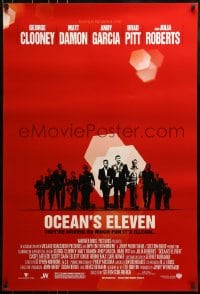 8r728 OCEAN'S 11 1sh 2001 Steven Soderbergh, George Clooney, Matt Damon, Brad Pitt