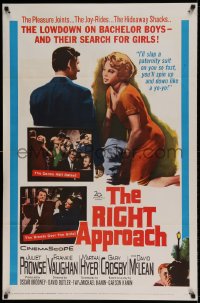 8r797 RIGHT APPROACH 1sh 1961 a report on the things bachelor boys do to get the sexy girls!