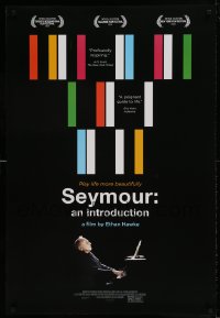 8r832 SEYMOUR: AN INTRODUCTION DS 1sh 2014 Bernstein in title role, Ethan Hawke stars and directs!