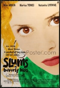 8r854 SLUMS OF BEVERLY HILLS DS 1sh 1998 super close-up of Natasha Lyonne, Alan Arkin, Marisa Tomei!