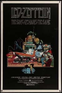 8r860 SONG REMAINS THE SAME 1sh 1976 Led Zeppelin, cool rock & roll montage art!