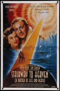8r873 STAIRWAY TO HEAVEN 1sh R1995 Michael Powell & Emeric Pressburger classic fully restored!