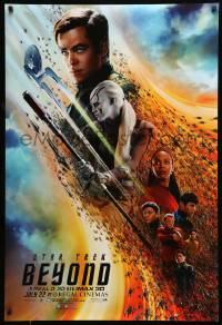 8r875 STAR TREK BEYOND teaser DS 1sh 2016 the Starship Enterprise and crew, Regal Cinemas!