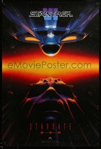 8r885 STAR TREK VI teaser 1sh 1991 William Shatner, Leonard Nimoy, Stardate 12-13-91!
