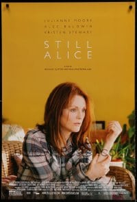 8r897 STILL ALICE 1sh 2014 wonderful close up image of wide-eyed Julianne Moore in the title role!
