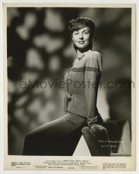 8s053 AGNES MOOREHEAD 8x10.25 still 1944 full-length posed portrait from Since You Went Away!