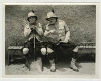 8s137 BONNIE SCOTLAND 8x10 still 1935 Stan Laurel & Oliver Hardy in kilts & pith helmets!