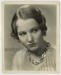 8s203 CONSTANCE CUMMINGS 8x10.25 still 1940s great head & shoulders portrait with cool necklace!