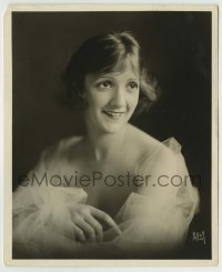 8s204 CONSTANCE TALMADGE deluxe 8.25x10 still 1920s head & shoulders smiling portrait by Puffer!