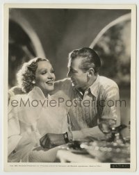 8s232 DESIRE 8x10.25 still 1936 romantic c/u of Gary Cooper & sexy Marlene Dietrich laughing!
