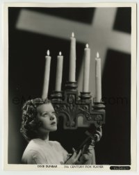 8s244 DIXIE DUNBAR 8x10.25 still 1930s angelic Easter portrait w/cross & candelabra by Kornman!