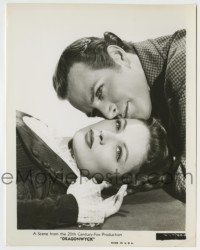8s258 DRAGONWYCK 8x10.25 still 1946 best romantic c/u of beautiful Gene Tierney & Glenn Langan!