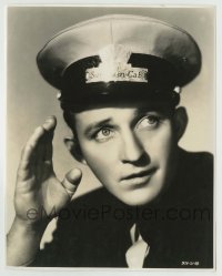 8s260 EAST SIDE OF HEAVEN 7.5x9.5 still 1939 best portrait of Bing Crosby in cab driver uniform!