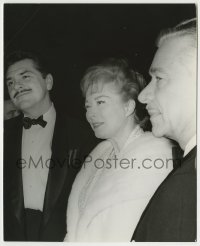 8s276 ERNIE KOVACS/GREER GARSON 7.5x9.25 news photo 1960s with her husband at a Hollywood charity!