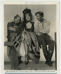 8s300 FLAME OF NEW ORLEANS 8x10 still 1941 Marlene Dietrich between Bruce Cabot & Andy Devine!
