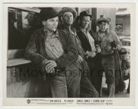 8s305 FLOWING GOLD 8x10.25 still R1948 John Garfield with cigarette in mouth by three other guys!