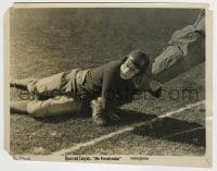 8s313 FRESHMAN 8x10 still 1925 great image of football player Harold Lloyd grabbing player's leg!