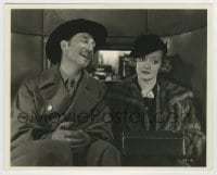 8s721 SATAN MET A LADY 8x10 still 1936 Bette Davis doesn't find Warren William funny in car!