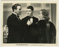 8s505 LOVE BEFORE BREAKFAST 8x10 still 1936 Carole Lombard stares at Preston Foster & young man!