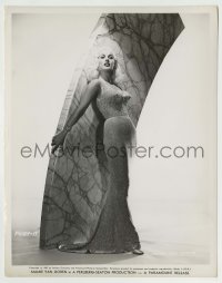 8s520 MAMIE VAN DOREN 8x10.25 still 1957 the sexy blonde bombshell in incredible shimmering dress!
