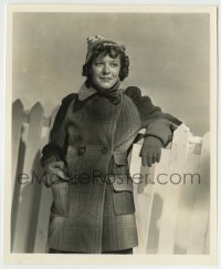 8s539 MEET NERO WOLFE 8x9.75 still 1936 great winter portrait of Martha Tibbets by Irving Lippman!