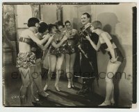8s544 MIDNIGHT SUN 8x10.25 still 1926 sexy Laura La Plante & scantily clad women surround Siegmann!