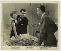 8s562 MR. LUCKY 8.25x9.5 still 1943 gambler Cary Grant & Laraine Day with large pile of cash!