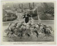 8s568 MUSIC GOES ROUND 8x10.25 still 1936 Harry Richman in tux with dozens of kneeling blondes!