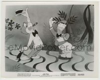 8s569 MUSIC LAND 8x10.25 still 1955 great image of Donald Duck & Joe Carioca dancing!