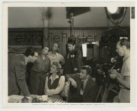 8s585 NEW YORK TOWN candid 8.25x10 still 1941 camera crew gets a close up of MacMurray & Martin!