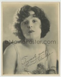 8s590 NORMA TALMADGE deluxe 7.5x9.5 still 1920s head & shoulders portrait of the star by Spurr!