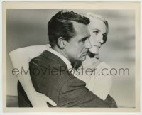 8s591 NORTH BY NORTHWEST 8.25x10.25 still 1959 best c/u of Cary Grant & Eva Marie Saint embracing!