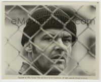 8s610 ONE FLEW OVER THE CUCKOO'S NEST 8x10.25 still 1975 classic c/u of Jack Nicholson behind fence!