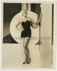 8s627 PAULETTE GODDARD 8x10 still 1930s as a sexy platinum blonde, recently signed with Hal Roach!