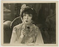 8s632 PERFECT FLAPPER 8x10 still 1924 great close up of sick Colleen Moore taking medicine!