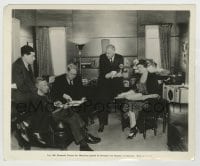 8s652 PLAINSMAN 8.25x10 still 1936 Cecil B. DeMille & writers record their script discussion!